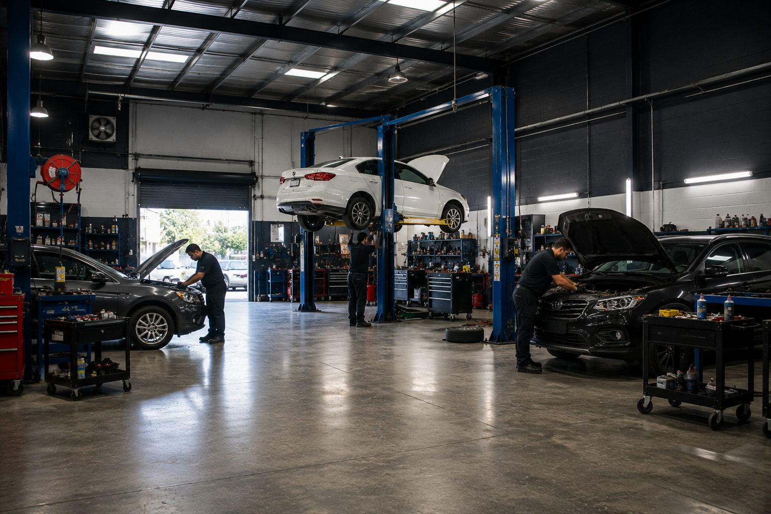 What does a roadworthy inspection check in Victoria - mechanic inspecting car in Campbellfield